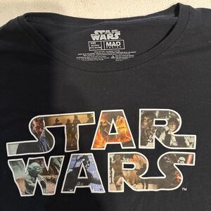Star Wars Graphic T Shirt by Mad Engine Size 3X Black Short Sleeve